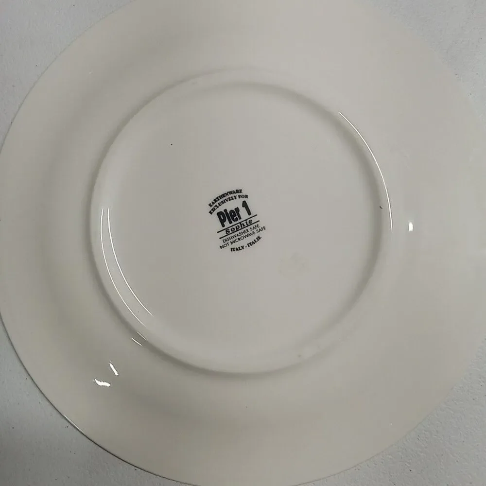 PIER 1 SOPHIE  Green Chop Plate Platter Made in Italy 11-3/4